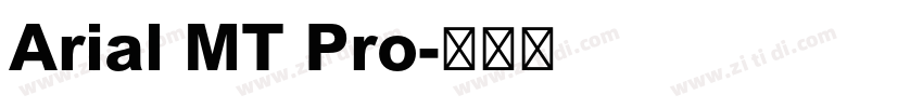 Arial MT Pro字体转换